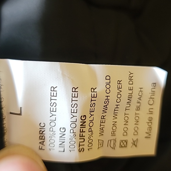 Fragralley Dog Purple Plaid Reversible Fall Winter Coat with Harness Hole Size L - Picture 7 of 9